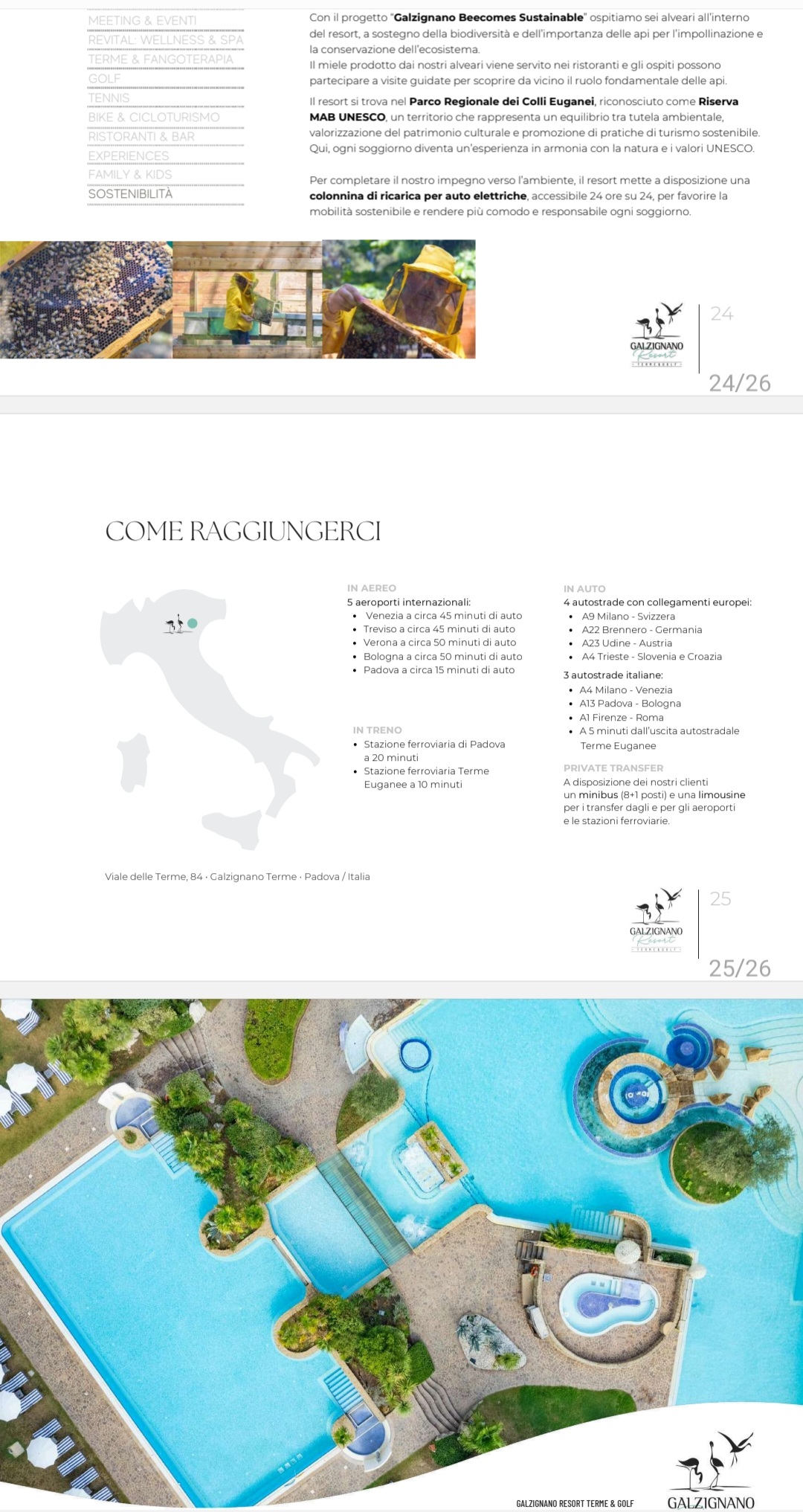 TERME DI GALZIGNANO. Resort e Golf